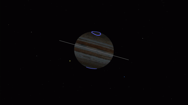 Juno уклонился от тени Юпитера