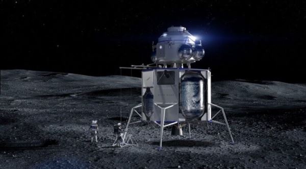 Blue Origin и SpaceX будут работать «под присмотром» NASA над освоением Луны