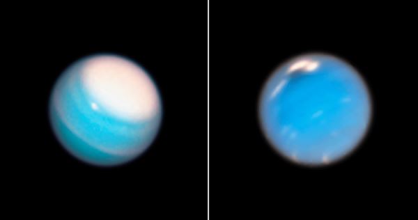 Телескоп «Хаббл» показал удивительные погодные явления Урана и Нептуна