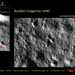 «Чандраян-2» передал новые снимки лунной поверхности