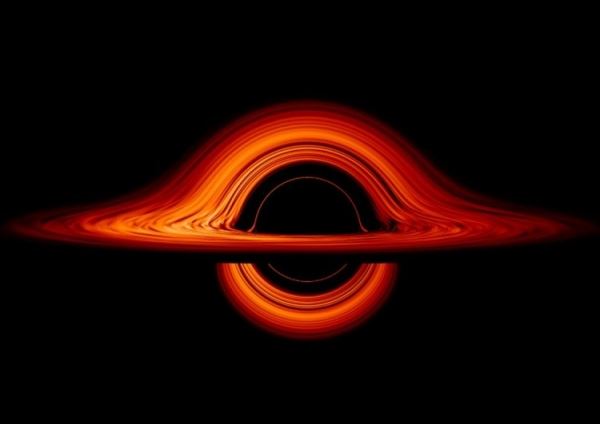 NASA представила визуализацию черной дыры
